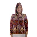 Pinup Floral Hooded Windbreaker (Women) View1