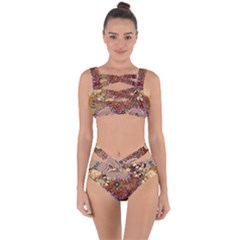 Pinup Floral Bandaged Up Bikini Set 