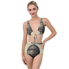 Vintage Air Balloon Tied Up Two Piece Swimsuit by snowwhitegirl