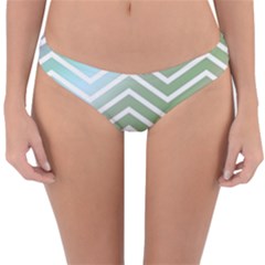 Ombre Zigzag 02 Reversible Hipster Bikini Bottoms