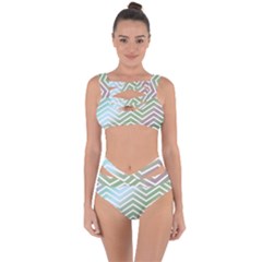 Ombre Zigzag 02 Bandaged Up Bikini Set 