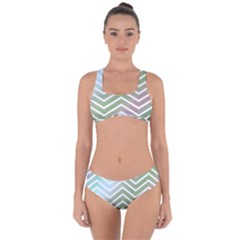 Ombre Zigzag 02 Criss Cross Bikini Set