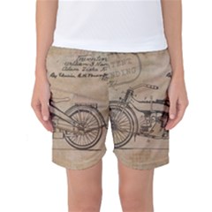 Motorcycle 1515873 1280 Women s Basketball Shorts by vintage2030
