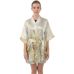 Background 1659622 1920 Quarter Sleeve Kimono Robe by vintage2030