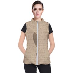 Letter Balloon Women s Puffer Vest by vintage2030