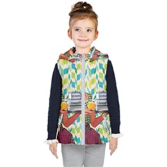 Retro Cokk Kid s Hooded Puffer Vest by vintage2030