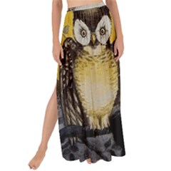 Owl 1462736 1920 Maxi Chiffon Tie-up Sarong by vintage2030