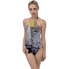 Owl 1462736 1920 Go With The Flow One Piece Swimsuit by vintage2030