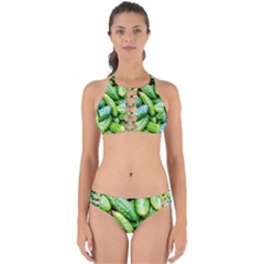 Pile Of Green Cucumbers Perfectly Cut Out Bikini Set by FunnyCow