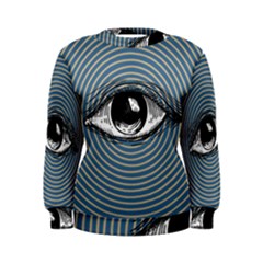 Pop Art Eye Women s Sweatshirt by Valentinaart