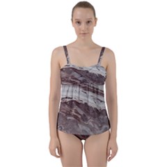 Mud Twist Front Tankini Set by WILLBIRDWELL