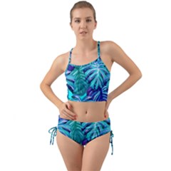 Leaves Tropical Palma Jungle Mini Tank Bikini Set by Sapixe