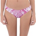 Pink Marble Painting Texture Pattern Reversible Hipster Bikini Bottoms View1