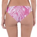 Pink Marble Painting Texture Pattern Reversible Hipster Bikini Bottoms View2