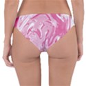 Pink Marble Painting Texture Pattern Reversible Hipster Bikini Bottoms View4