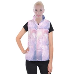 Wonderful Roses In Soft Colors Women s Button Up Vest by FantasyWorld7