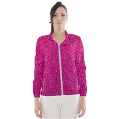 Hot Pink Glitter Windbreaker (women)