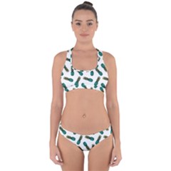 Pinapples Teal Cross Back Hipster Bikini Set by snowwhitegirl