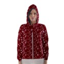 Burgundy Music Hooded Windbreaker (Women) View1