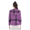 Lilac Plaid Hooded Windbreaker (Women) View2