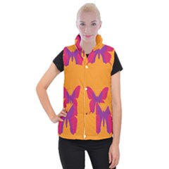Butterfly Wings Insect Nature Women s Button Up Vest by Nexatart