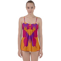 Butterfly Wings Insect Nature Babydoll Tankini Set by Nexatart