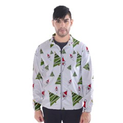 Christmas Santa Claus Decoration Windbreaker (men) by Nexatart