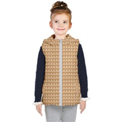 Gingerbread Christmas Kid s Hooded Puffer Vest by Alisyart