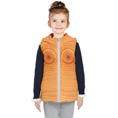 Rings Wood Line Kid s Hooded Puffer Vest by Alisyart