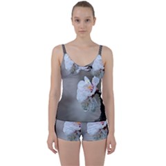 Rainy Day Of Hanami Season Tie Front Two Piece Tankini by FunnyCow