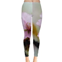 Soft Rains Of Spring Leggings  by FunnyCow