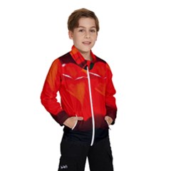 Red Tulip A Bowl Of Fire Windbreaker (kids) by FunnyCow