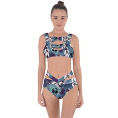 Astronaut Space Galaxy Bandaged Up Bikini Set 