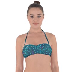 Peacocks Halter Bandeau Bikini Top