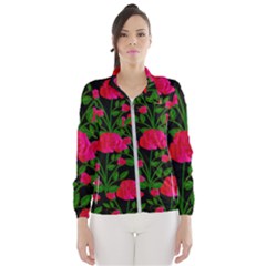 Roses At Night Windbreaker (women)