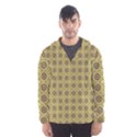 Floral Circles Yellow Hooded Windbreaker (Men) View1