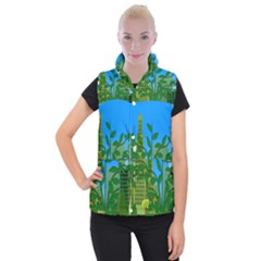 Environmental Protection Women s Button Up Vest by Nexatart