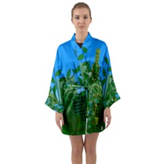 Environmental Protection Long Sleeve Kimono Robe by Nexatart