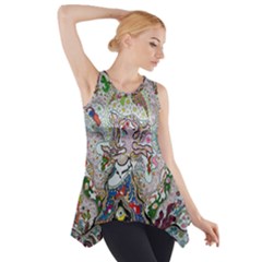 Transparent Volcano Fish Side Drop Tank Tunic by chellerayartisans