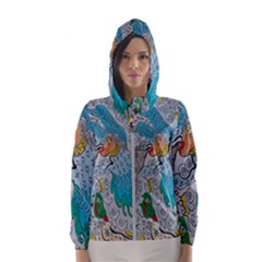 Music Angel Hooded Windbreaker (women) by chellerayartisans