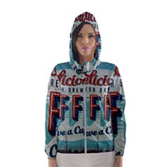 Delicious Coffee Hooded Windbreaker (women) by snowwhitegirl