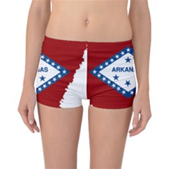 Flag Map Of Arkansas Reversible Boyleg Bikini Bottoms by abbeyz71