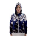 BLACK AND BLUE Hooded Windbreaker (Women) View1