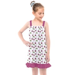 Musical Cherries Pattern Kids  Overall Dress by emilyzragz