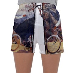 Bicycle 1763235 1280 Sleepwear Shorts by vintage2030