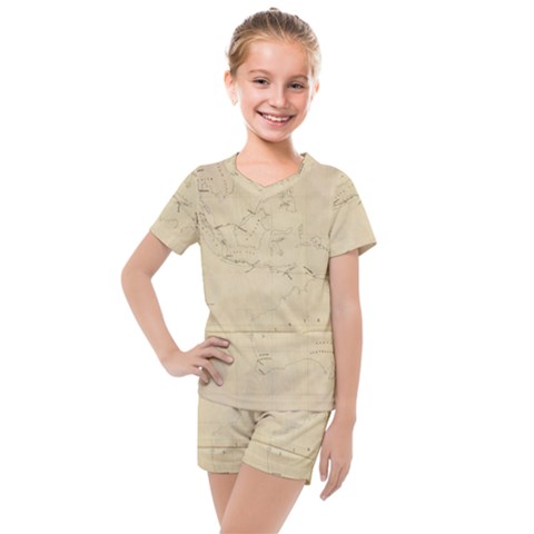 Background 1775382 1920 Kids  Mesh Tee And Shorts Set by vintage2030