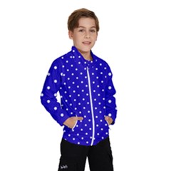 Little  Dots Royal Blue Windbreaker (kids)