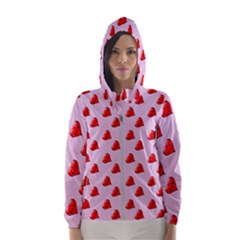 Kawai Hearts Hooded Windbreaker (women)