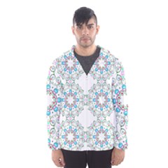 Embroidery Paisley Hooded Windbreaker (men)