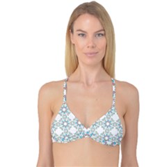 Embroidery Paisley Reversible Tri Bikini Top